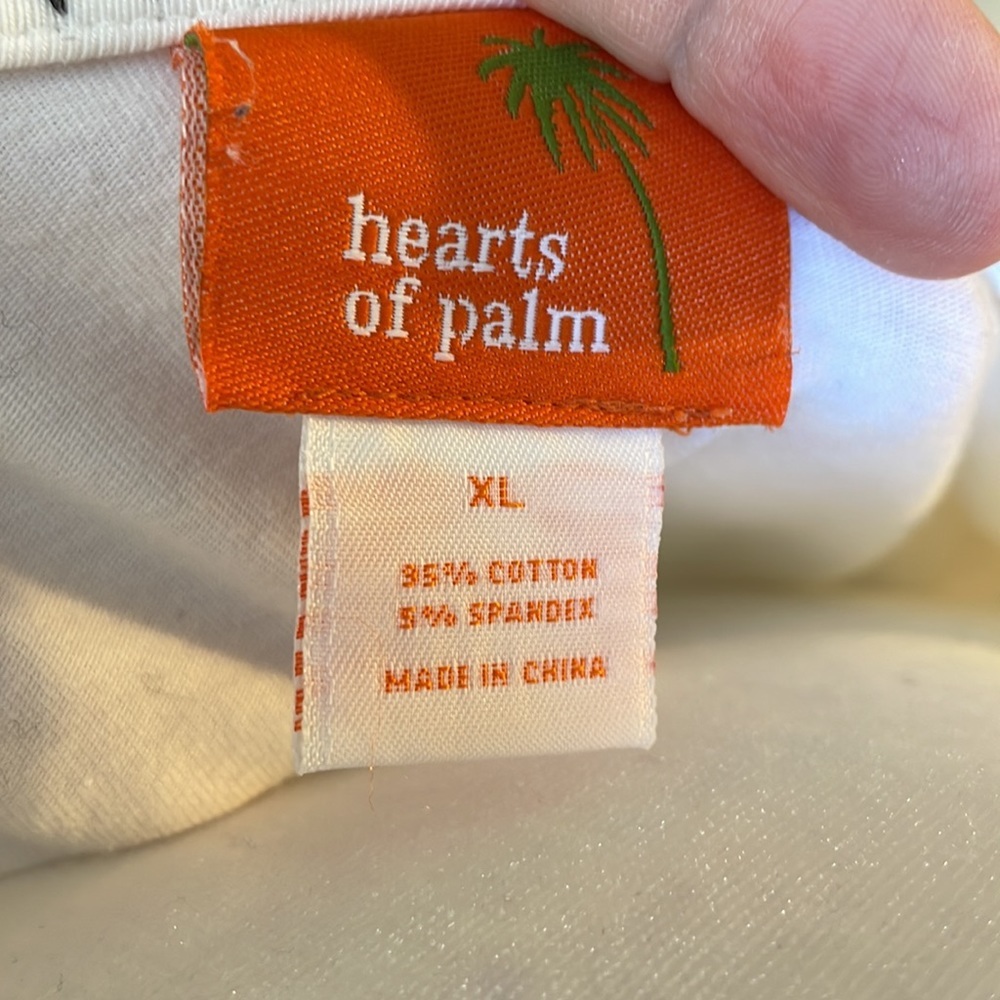 Hearts of Palm gorgeous ‘Joie Soleil’ blouse w/button and embroidered details XL - Picture 5 of 8